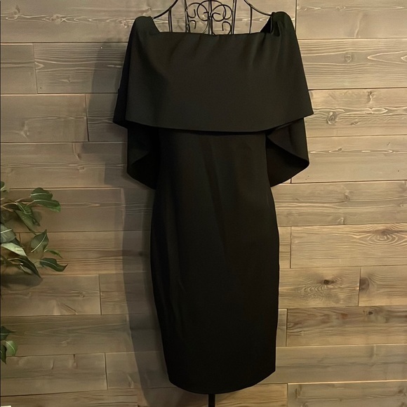 Grace Karin Dresses & Skirts - Black Off-The-Shoulder Sheath Midi Dress for Cocktail